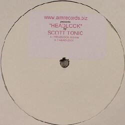 Scott Tonic Headlock USED VINYL 12INCH 33 S RPM WHITE LABEL SINGLE SIDED
