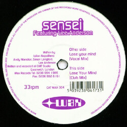 Sensei (2) / Lee Anderson (2) Lose Your Mind USED VINYL 12INCH 33 S RPM