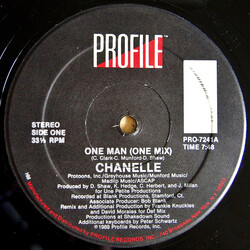 Chanelle One Man USED VINYL 12INCH 33 S RPM