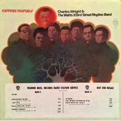 Charles Wright & The Watts 103rd St Rhythm Band Express Yourself Vinyl LP USED