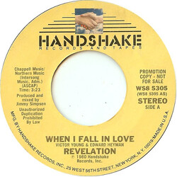 Revelation (2) When I Fall In Love USED VINYL 7INCH 45 RPM PROMO