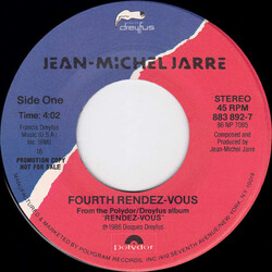 Jean-Michel Jarre Fourth Rendez-Vous USED VINYL 7INCH SINGLE 45 RPM PROMO