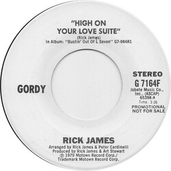 Rick James High On Your Love Suite USED VINYL 7INCH 45 RPM SINGLE PROMO STEREO