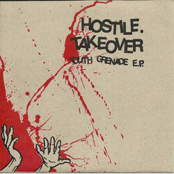 Hostile Takeover (2) Youth Grenade E.P. USED VINYL 7INCH EP 33 S RPM WHITE LABEL