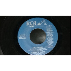 Foster And Lloyd Fair Shake USED VINYL 7INCH 45 RPM SINGLE PROMO STEREO
