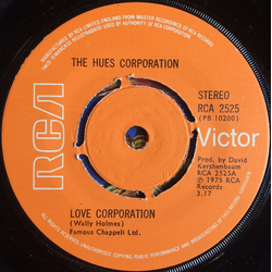 The Hues Corporation Love Corporation Vinyl 7" USED