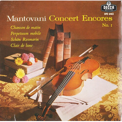 Mantovani Concert Encores No.I USED VINYL 7INCH 45 RPM EP