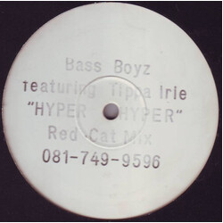Bass Boyz Hyper Hyper USED VINYL 12INCH 33 S RPM WHITE LABEL