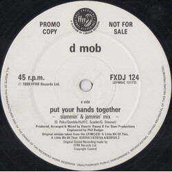 D Mob Put Your Hands Together USED VINYL 12INCH 45 RPM PROMO