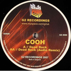 Cooh Dead Rock / Dead Rock (Audio Remix) USED VINYL 12INCH