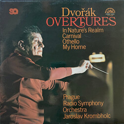 Antonín Dvořák / Jaroslav Krombholc / Prague Radio Symphony Orchestra Dvorak Overtures Vinyl LP USED