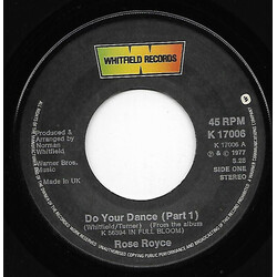 Rose Royce Do Your Dance USED VINYL 7INCH 45 RPM