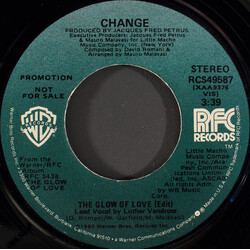 Change The Glow Of Love USED VINYL 7INCH 45 RPM SINGLE PROMO STEREO MONO
