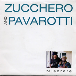Zucchero / Luciano Pavarotti Miserere Vinyl 7" USED