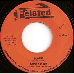 Tommy Mara / Joe Leahy Orchestra Marie USED VINYL 7INCH 45 RPM
