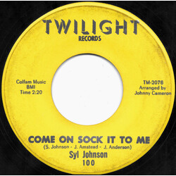 Syl Johnson Come On Sock It To Me / Try Me VINYL 7" USED