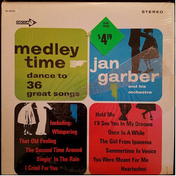 Jan Garber And His Orchestra Medley Time Vinyl LP USED