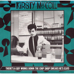 Kirsty MacColl There's A Guy Works Down The Chip Shop Swears He's Elvis USED VINYL 7INCH 45 RPM SINGLE