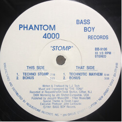Phantom 4000 Stomp USED VINYL 12INCH 33 S RPM