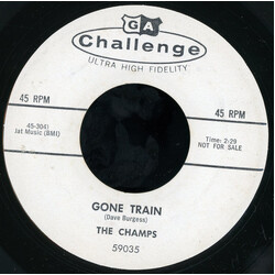 The Champs Gone Train / Beatnik USED VINYL 7INCH 45 RPM PROMO