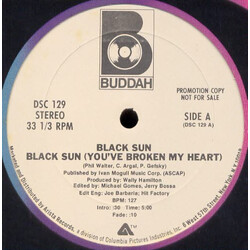 Black Sun (7) Black Sun (You've Broken My Heart) USED VINYL 12INCH PROMO