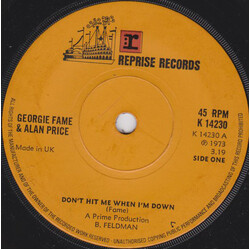Georgie Fame / Alan Price Don't Hit Me When I'm Down USED VINYL 7INCH 45 RPM SINGLE