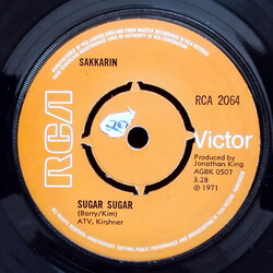 Sakkarin Sugar Sugar USED VINYL 7INCH 45 RPM SINGLE