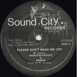 Winston Groovy Please Don't Make Me Cry USED VINYL 12INCH