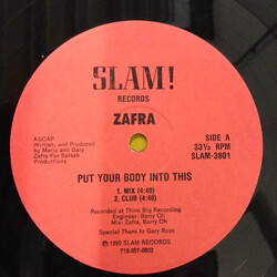 Zafra Put Your Body Into This USED VINYL 12INCH