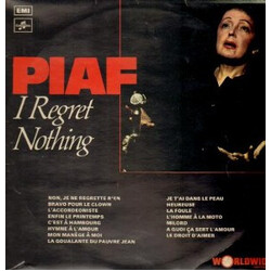 Edith Piaf I Regret Nothing Vinyl LP USED