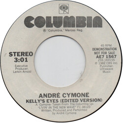 André Cymone Kelly's Eyes (Edited Version) USED VINYL 7INCH 45 RPM SINGLE PROMO STEREO