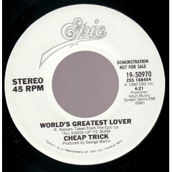Cheap Trick World's Greatest Lover USED VINYL 7INCH 45 RPM PROMO STYRENE STEREO