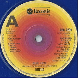 Rufus Blue Love / Take Time (Instrumental) USED VINYL 7INCH