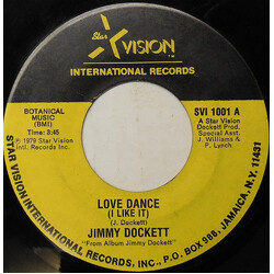 Jimmy Dockett Love Dance USED VINYL 7INCH 45 RPM SINGLE
