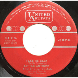 Little Anthony & The Imperials Take Me Back USED VINYL 7INCH 45 RPM
