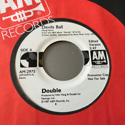 Double Devils Ball USED VINYL 7INCH 45 RPM SINGLE PROMO