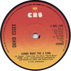 David Essex Gonna Make You A Star USED VINYL 7INCH 45 RPM SINGLE STEREO