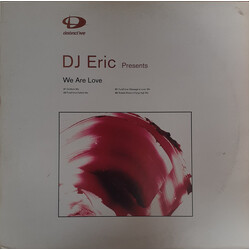 DJ Eric We Are Love USED VINYL 12INCH 33 S RPM