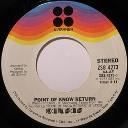 Kansas (2) Point Of Know Return USED VINYL 7"