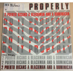2 Puerto Ricans, A Blackman And A Dominican Do It Properly USED VINYL 12INCH SINGLE
