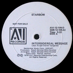 Starbow Intersidereal Message Vinyl 12" USED