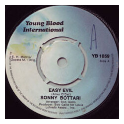 Sonny Bottari Easy Evil USED VINYL 7INCH 45 RPM SINGLE