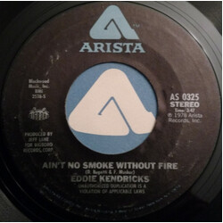 Eddie Kendricks Ain't No Smoke Without Fire USED VINYL 7INCH 45 RPM SINGLE