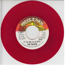 Rustix We All End Up In Boxes USED VINYL 7INCH 45 RPM PROMO STEREO MONO