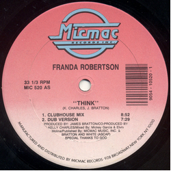 Franda Robertson Think Vinyl 12" USED