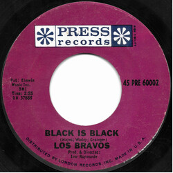 Los Bravos Black Is Black / I Want A Name USED VINYL 7INCH 45 RPM STYRENE