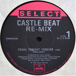 Castle Beat Tonight, Tomorrow, Forever (Remix) USED VINYL 12INCH