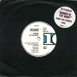 Ryder (2) Runner In The Night USED VINYL 7INCH 45 RPM SINGLE STEREO