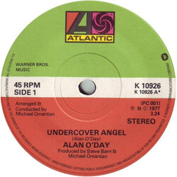 Alan O'Day Undercover Angel USED VINYL 7INCH 45 RPM SINGLE STEREO