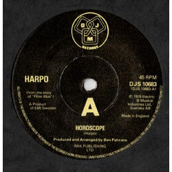 Harpo Horoscope USED VINYL 7INCH 45 RPM